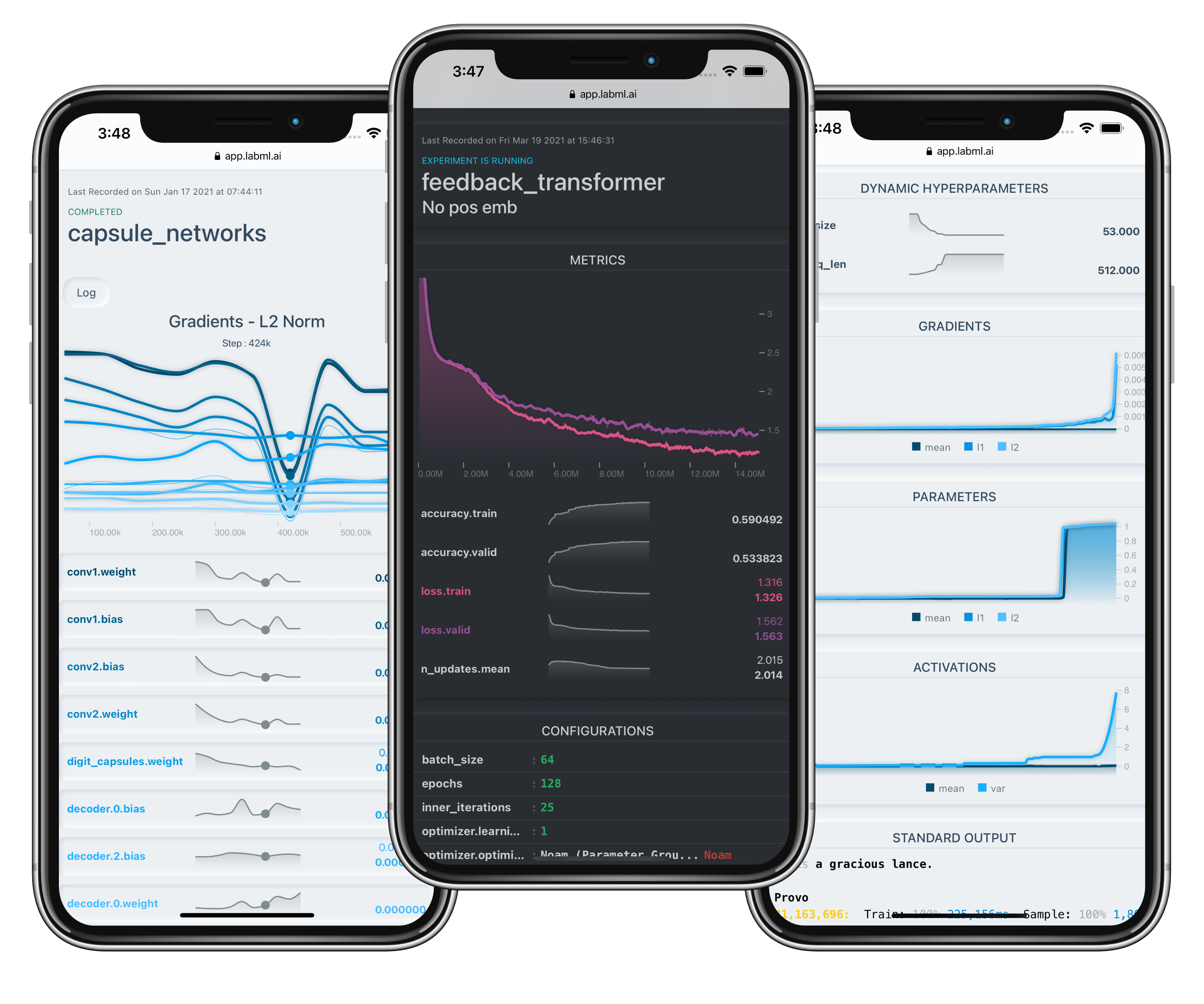 Labml App screenshot